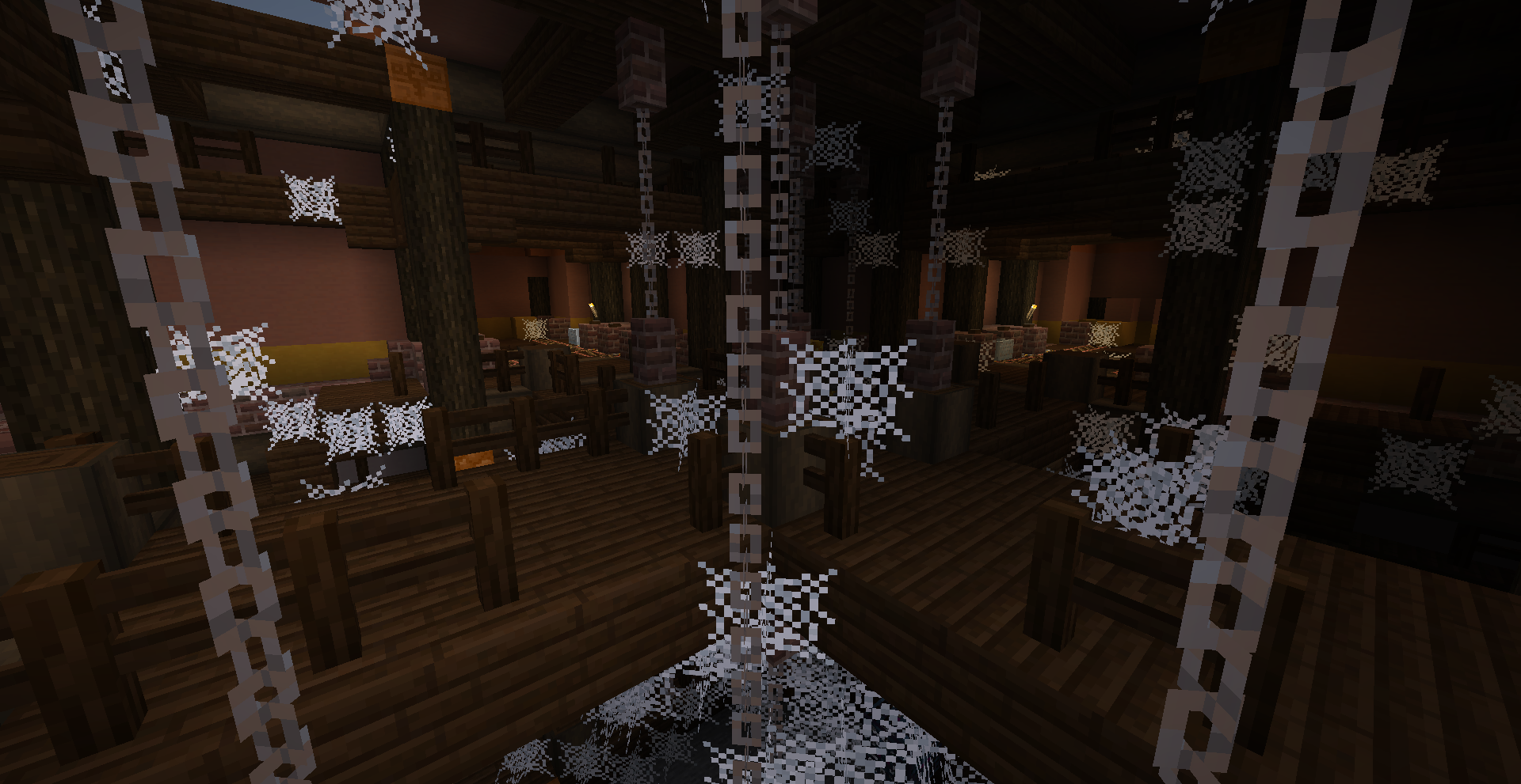 Thumbnail The partly-exposed interior of a Gold Mineshaft's central chamber.