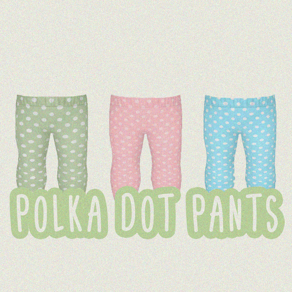 polka dots pants
