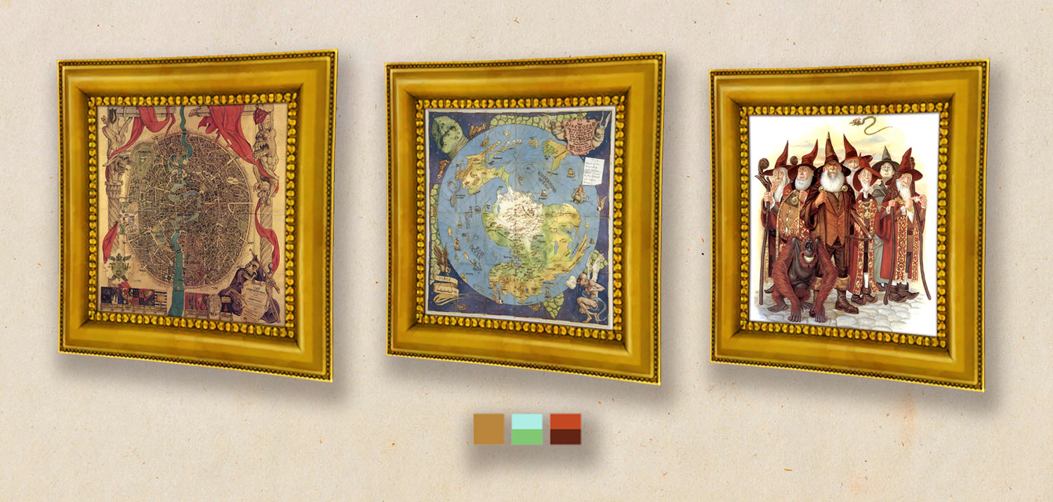 Maps of the Disc - BGC Discworld Prints Screenshots - Build / Buy - The ...