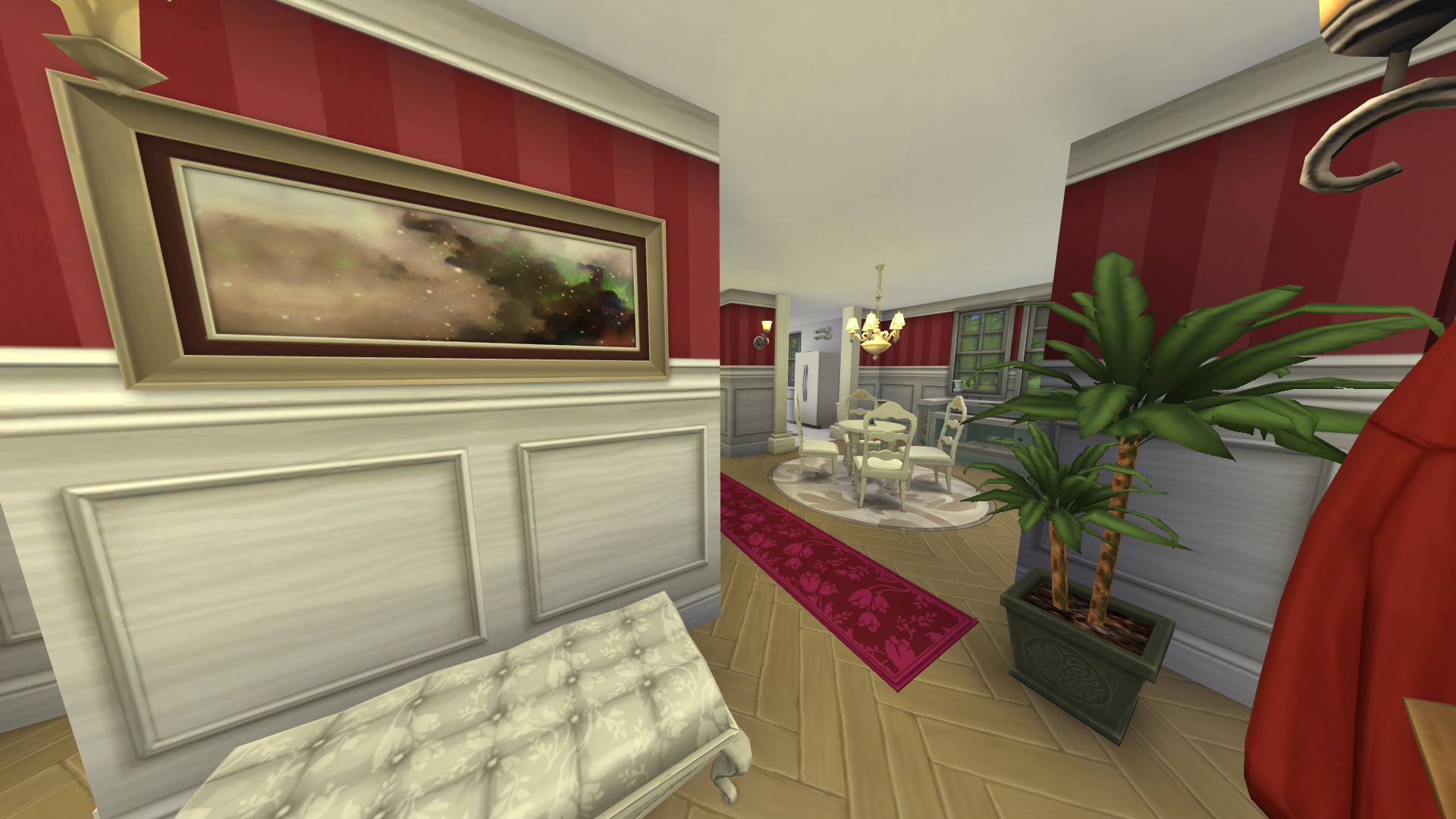 Thumbnail Entering the home gives you options for the stairwell, the hall bath, and the dining room/main hall