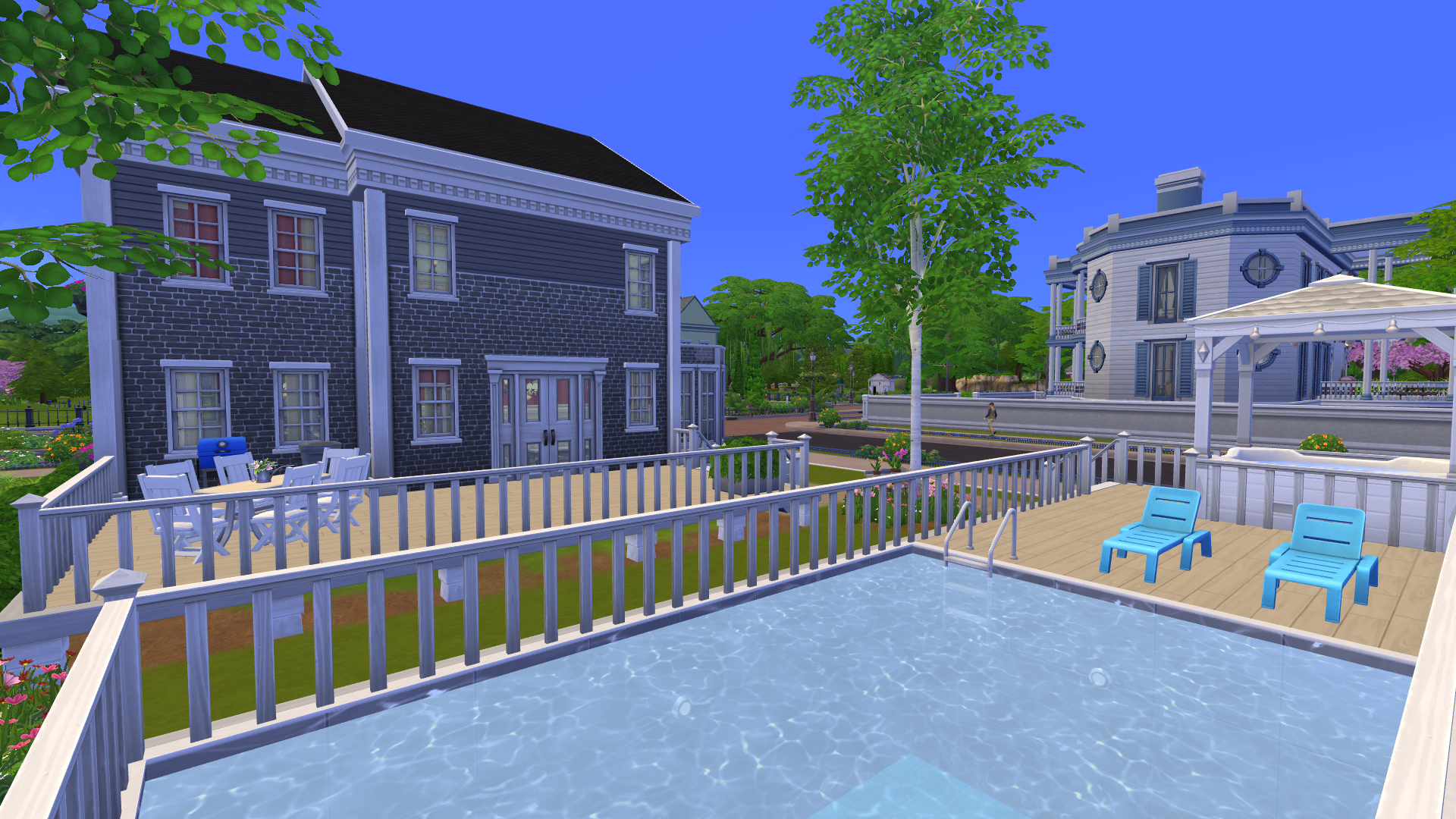 Thumbnail The home features an above-ground pool with full decking, separate from the home's deck