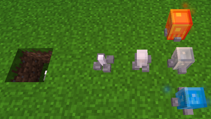 Thumbnail When glowstone dust and rock crystals are dropped into liquid starlight and left under the night sky, crystals are generated and grow as shown in the image. Crystals that have grown to the final stage of dropping the gems will return to growth.