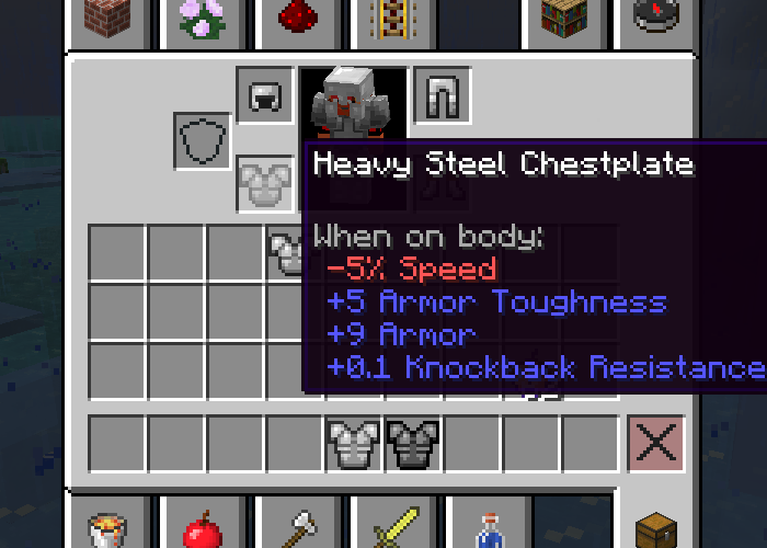 Heavy Steel Armor Stats