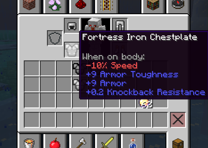 Fortress Iron Armor Stats