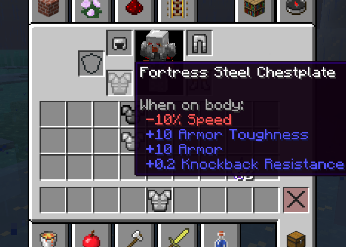 Fortress Steel Armor Stats