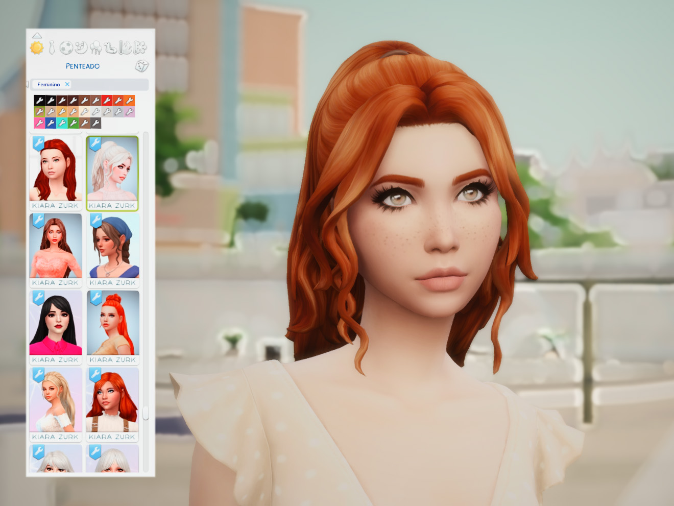 Zarah Ponytail - Screenshots - The Sims 4 Create a Sim - CurseForge