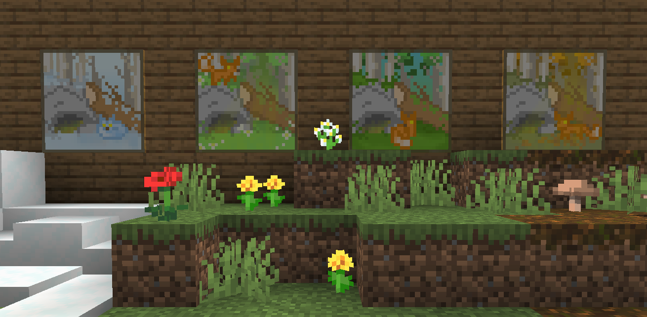 More Paintings Screenshots Minecraft Mods CurseForge   Season Foxes 