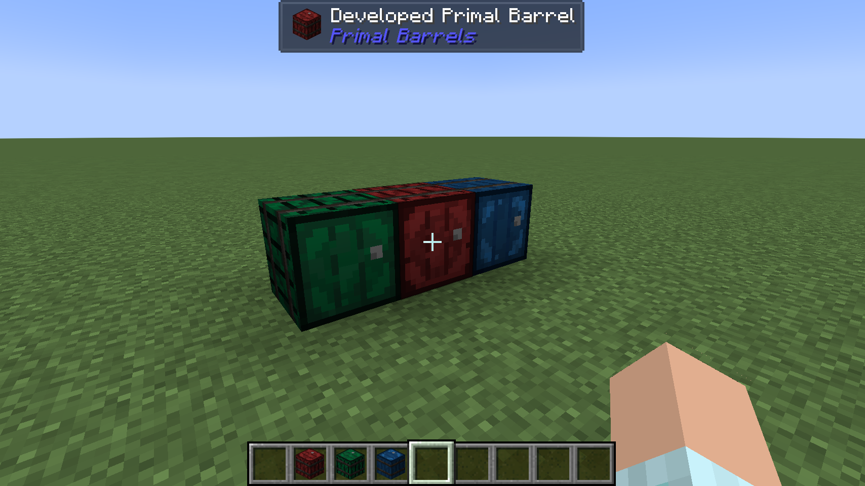 All 3 barrels