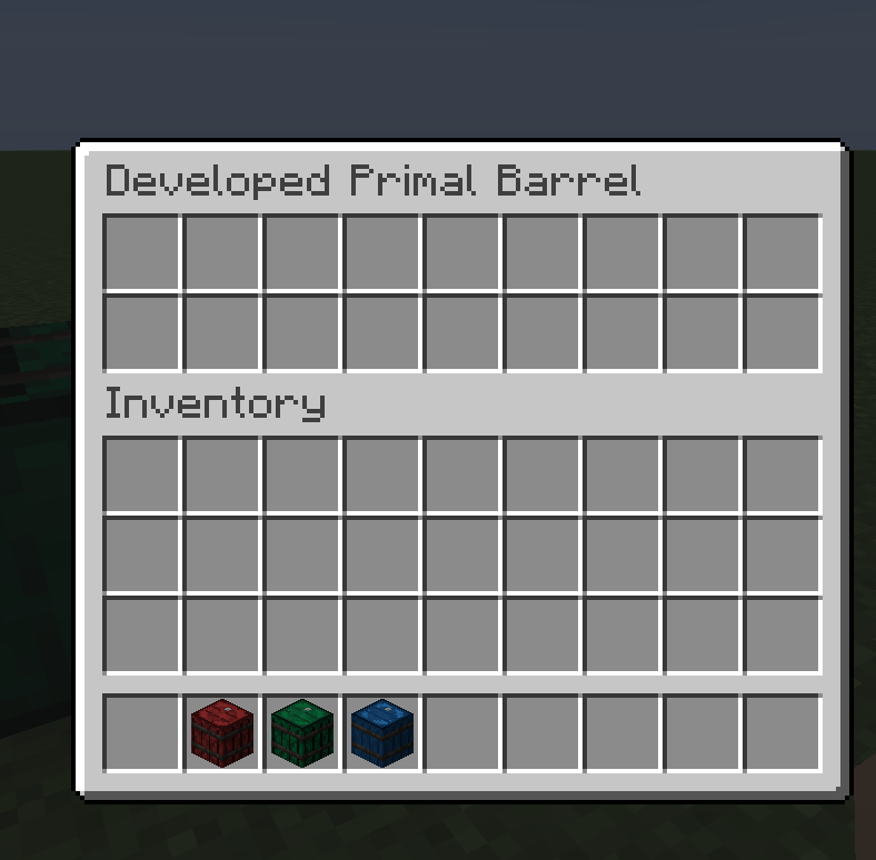 Developed Inventory