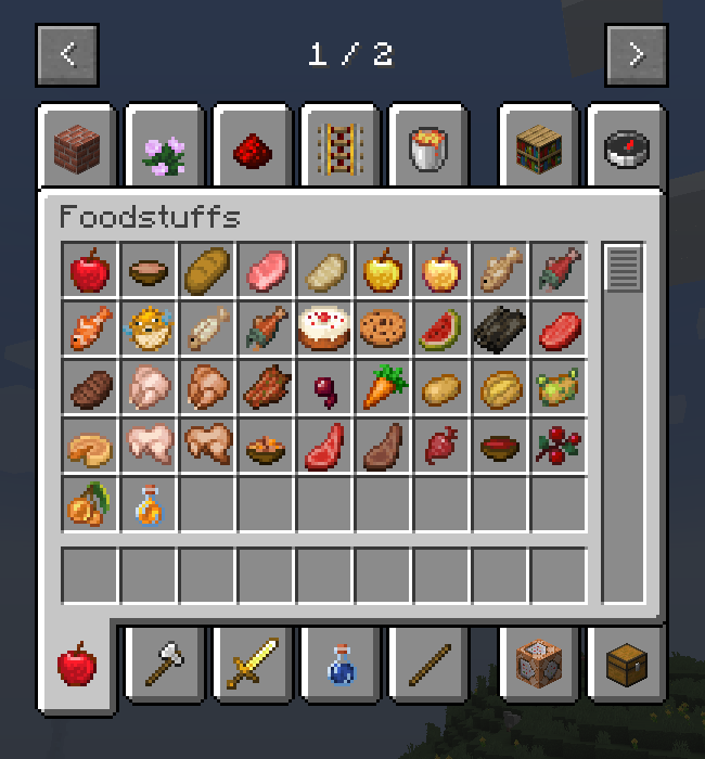 Old Creative Menu Restored - Screenshots - Minecraft Resource Packs ...