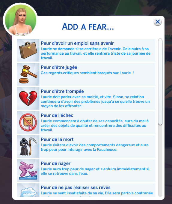 Add a fear