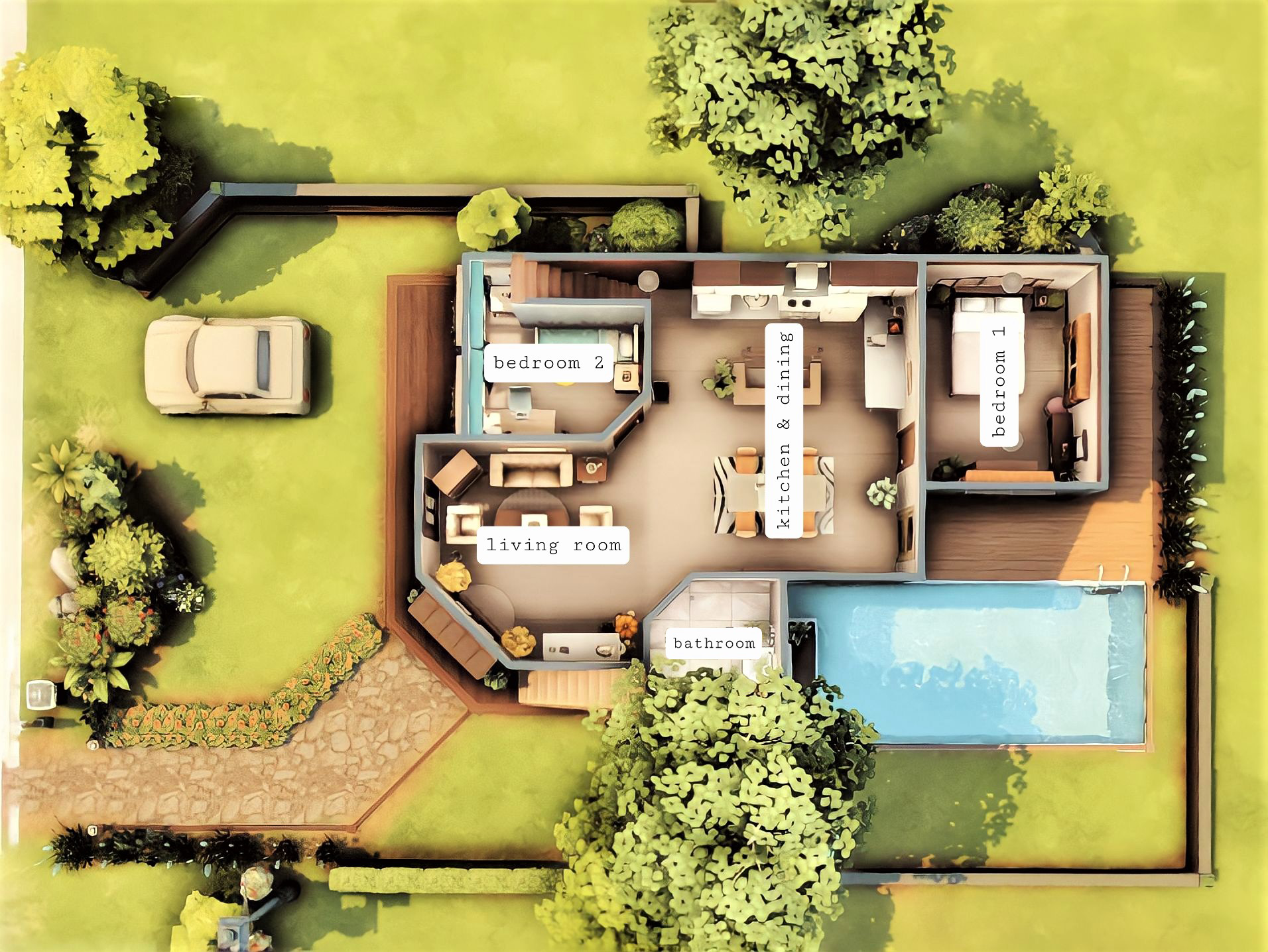First Brown House