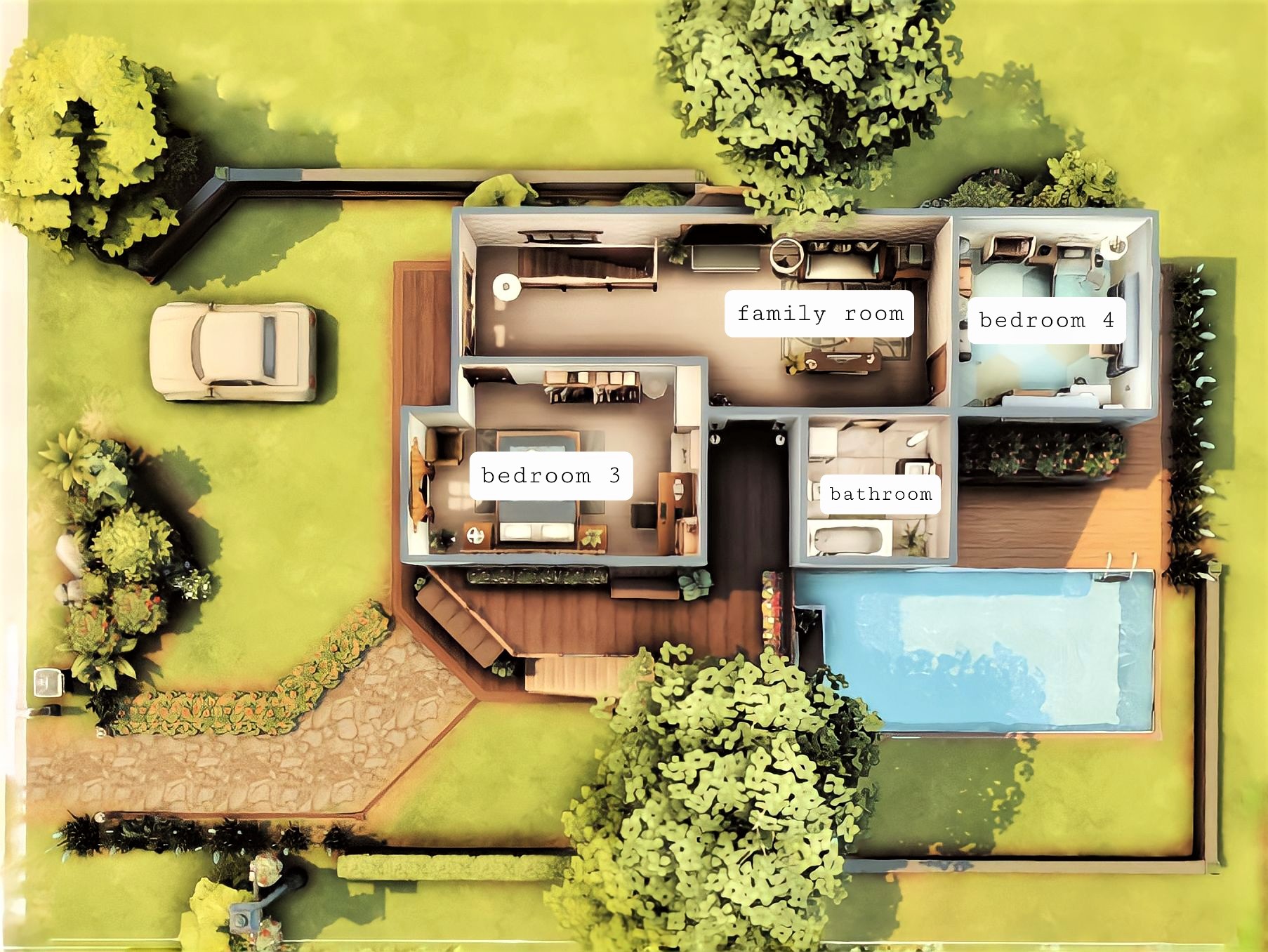 First Brown House