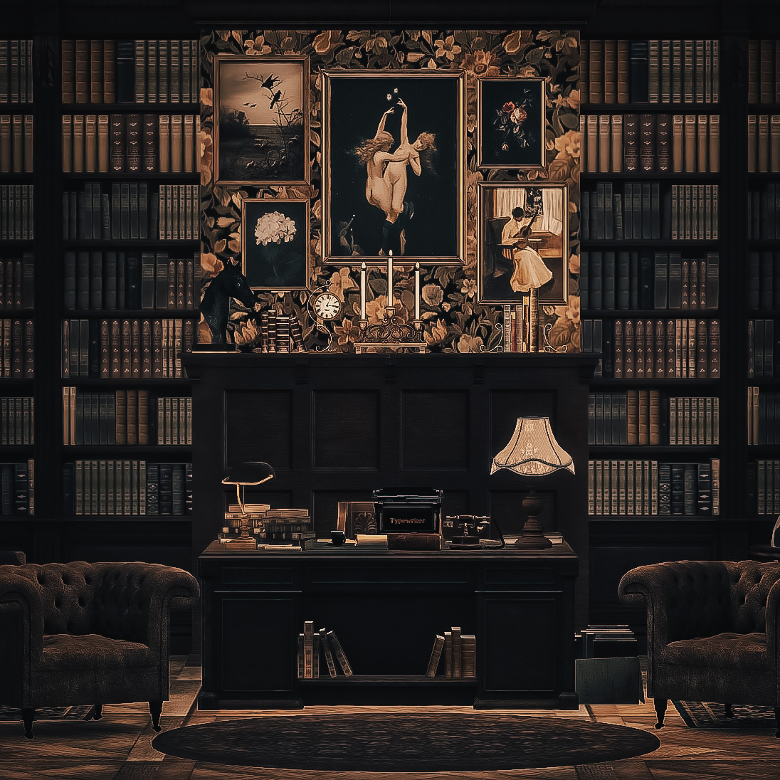 Dark Academia (2) - Desk