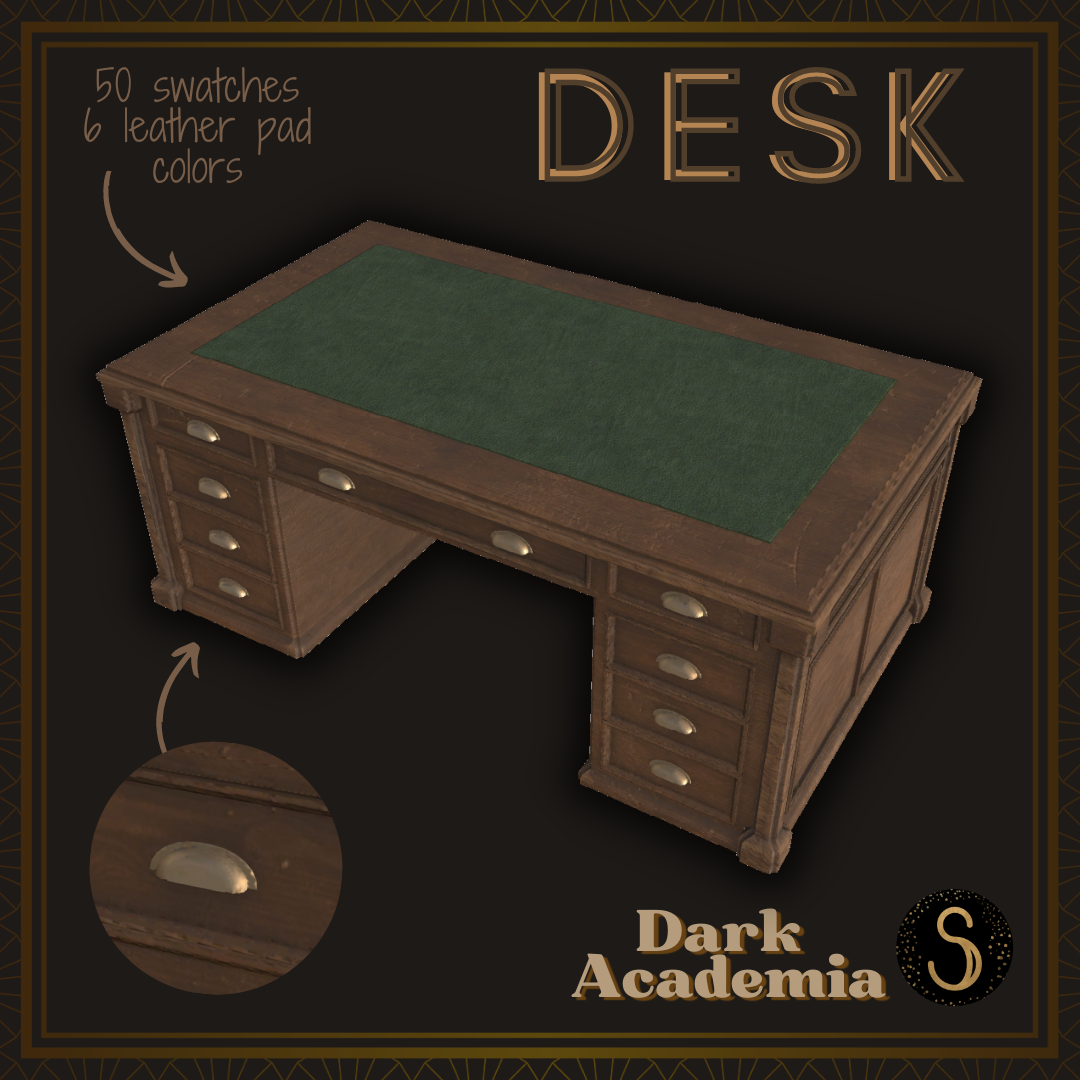 Dark Academia (2) - Desk