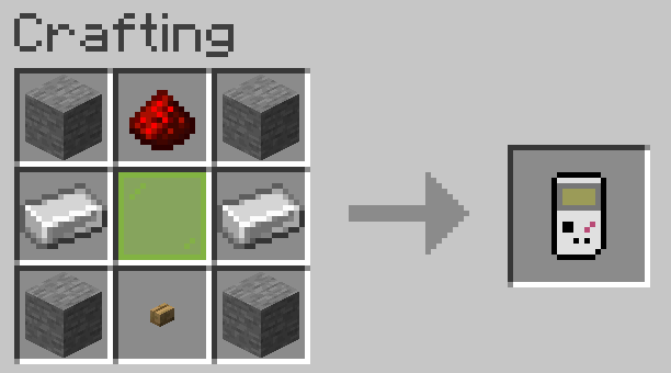 Crafting recipe