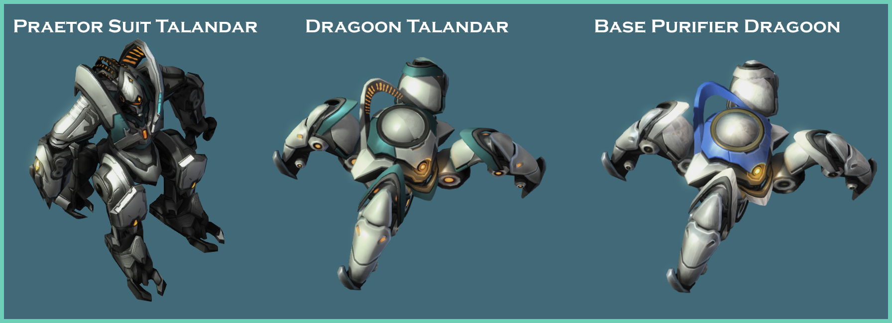 Talandar Dragoon Comparision