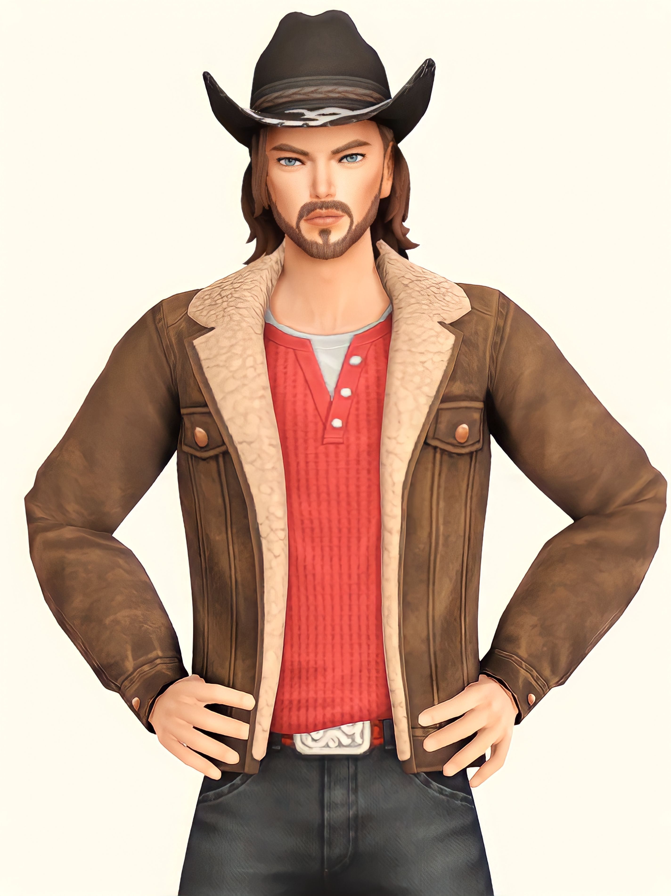 Ezekiel Dickinson A Rancher NO CC Screenshots The Sims 4 Sims