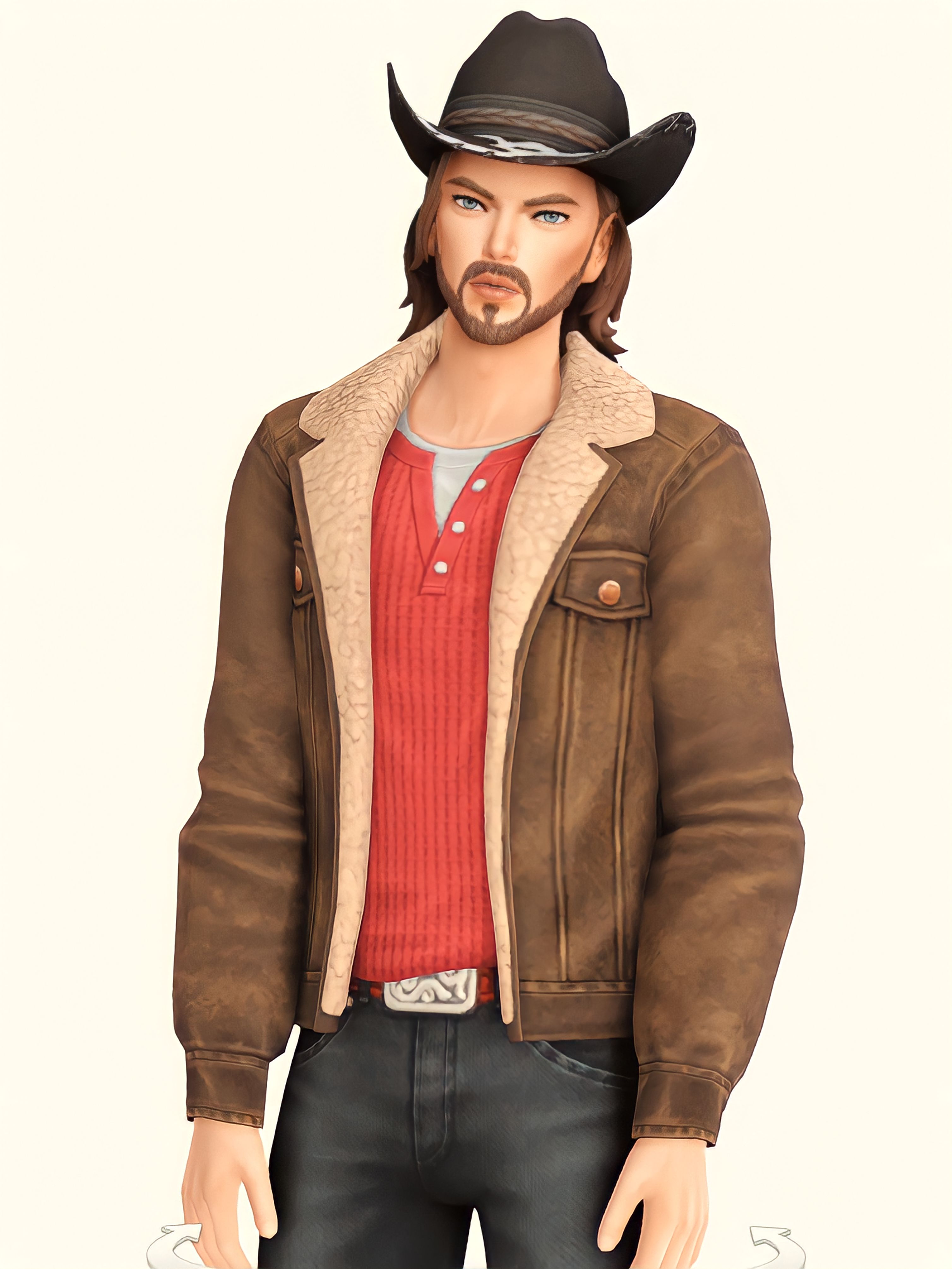 Ezekiel Dickinson A Rancher NO CC Screenshots The Sims 4 Sims