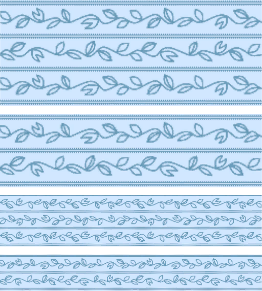 Thumbnail 4 blue vine borders