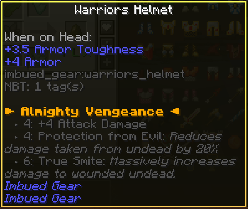 Thumbnail Set Bonus for the Warriors Gear