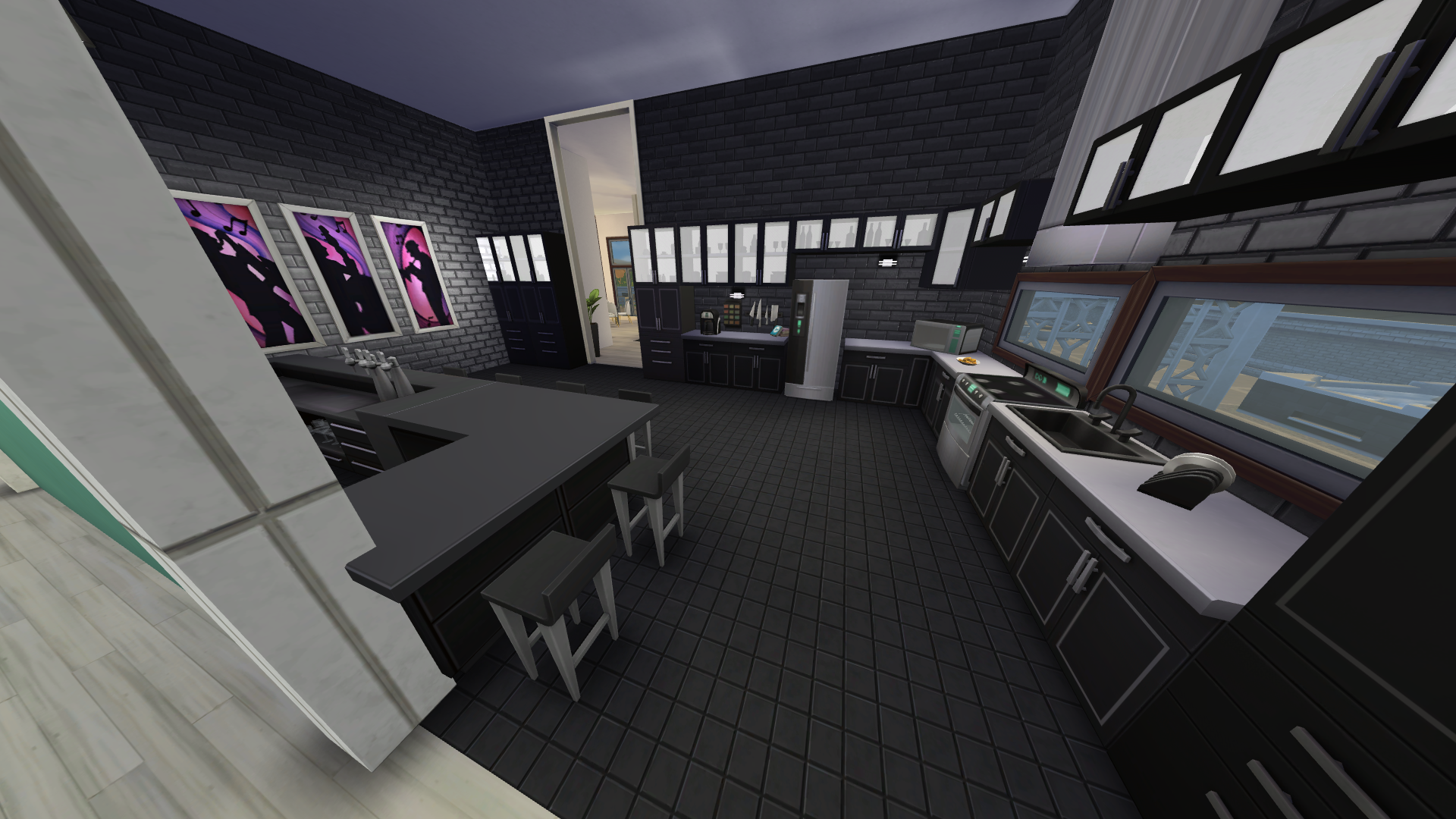 Thumbnail The kitchen is very large and very modern