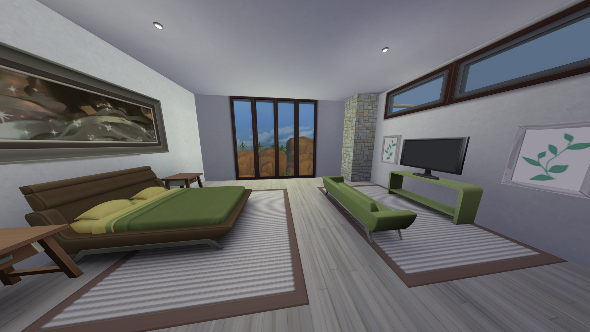 Thumbnail Secondary bedroom 1 is nearest the primary suite and features space for two
