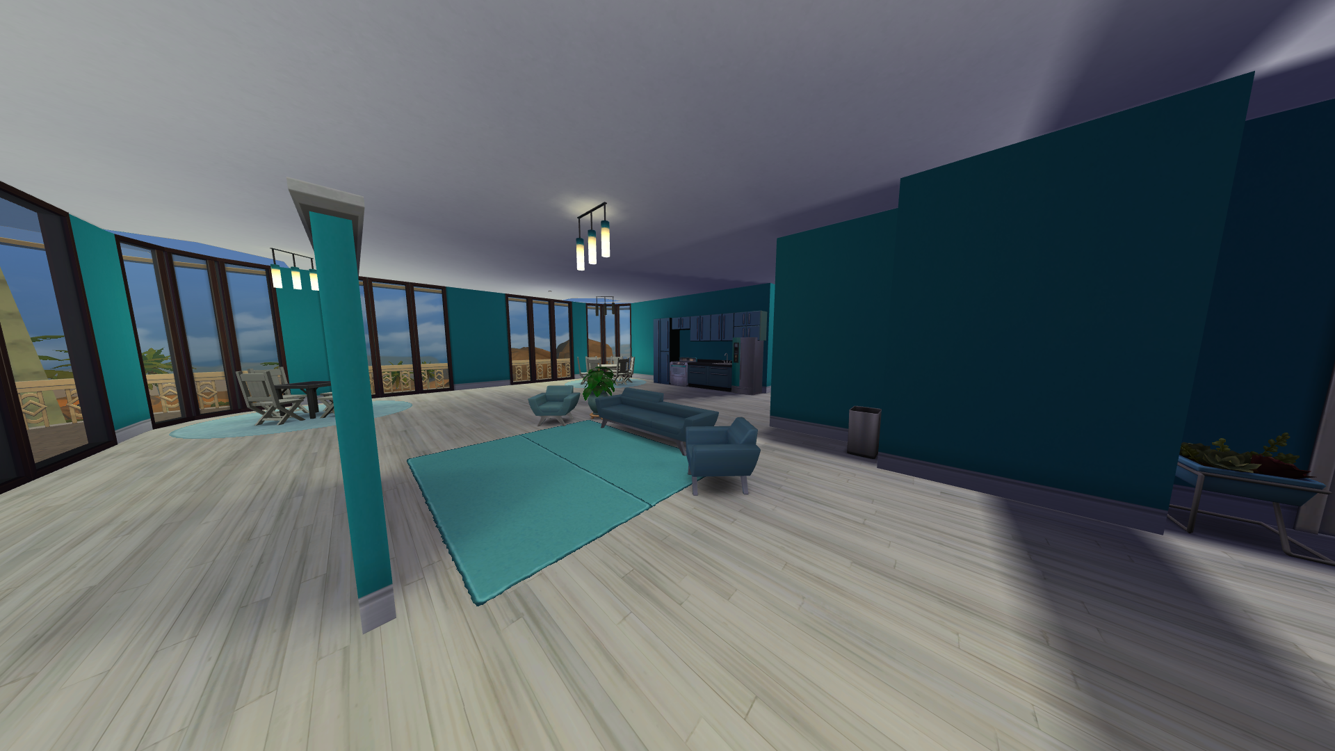 Thumbnail The second floor is the guest suite and features 4 bedrooms.