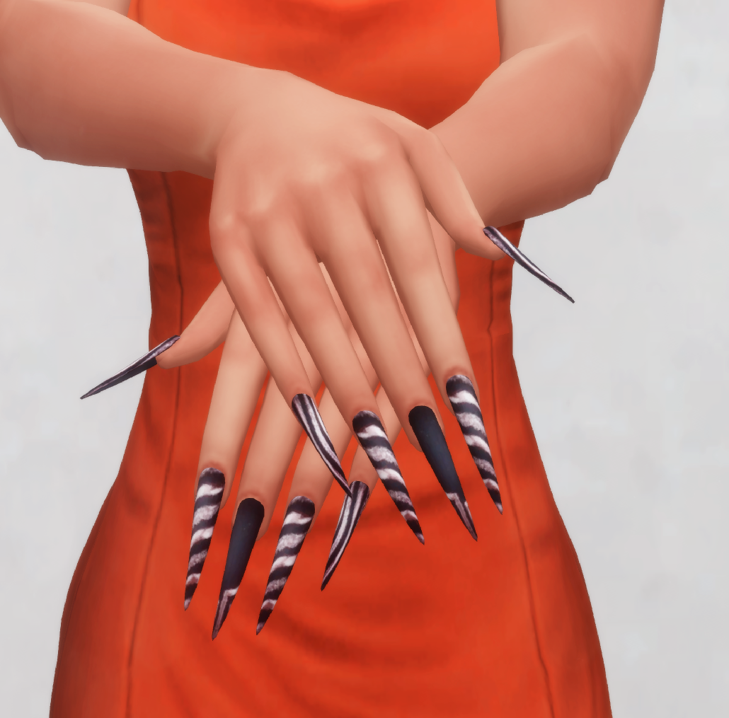 Nails Set N026 The Sims 4 Create A Sim Curseforge