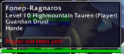 Player Tooltip Not Seen