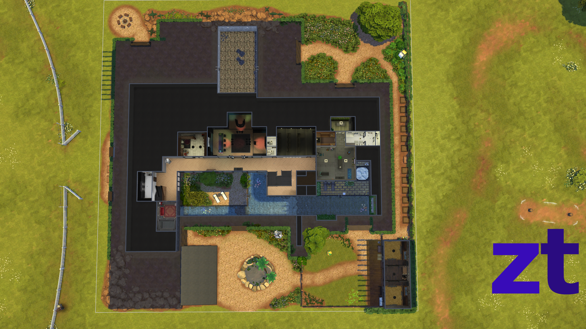 Thumbnail Modern Ranch - Floorplan Lower Level