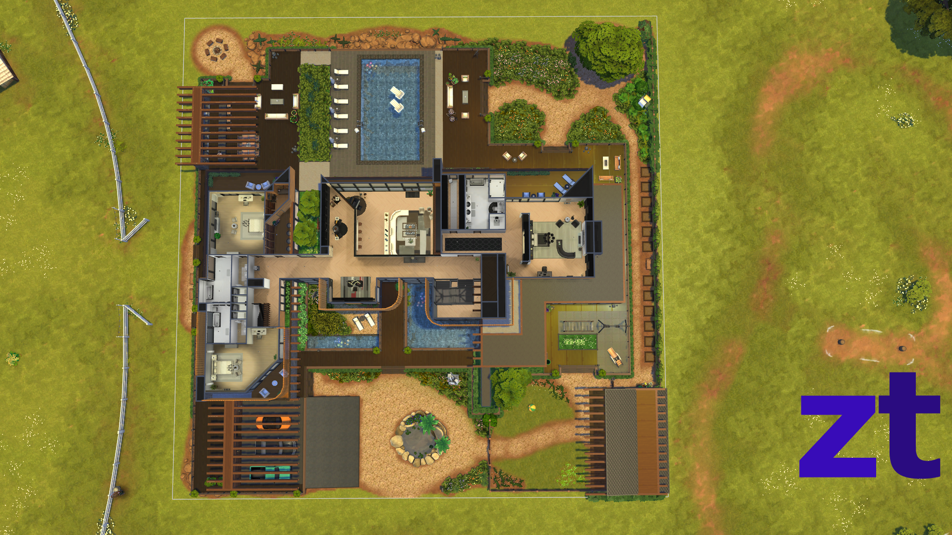 Thumbnail Modern Ranch - Floorplan upper level