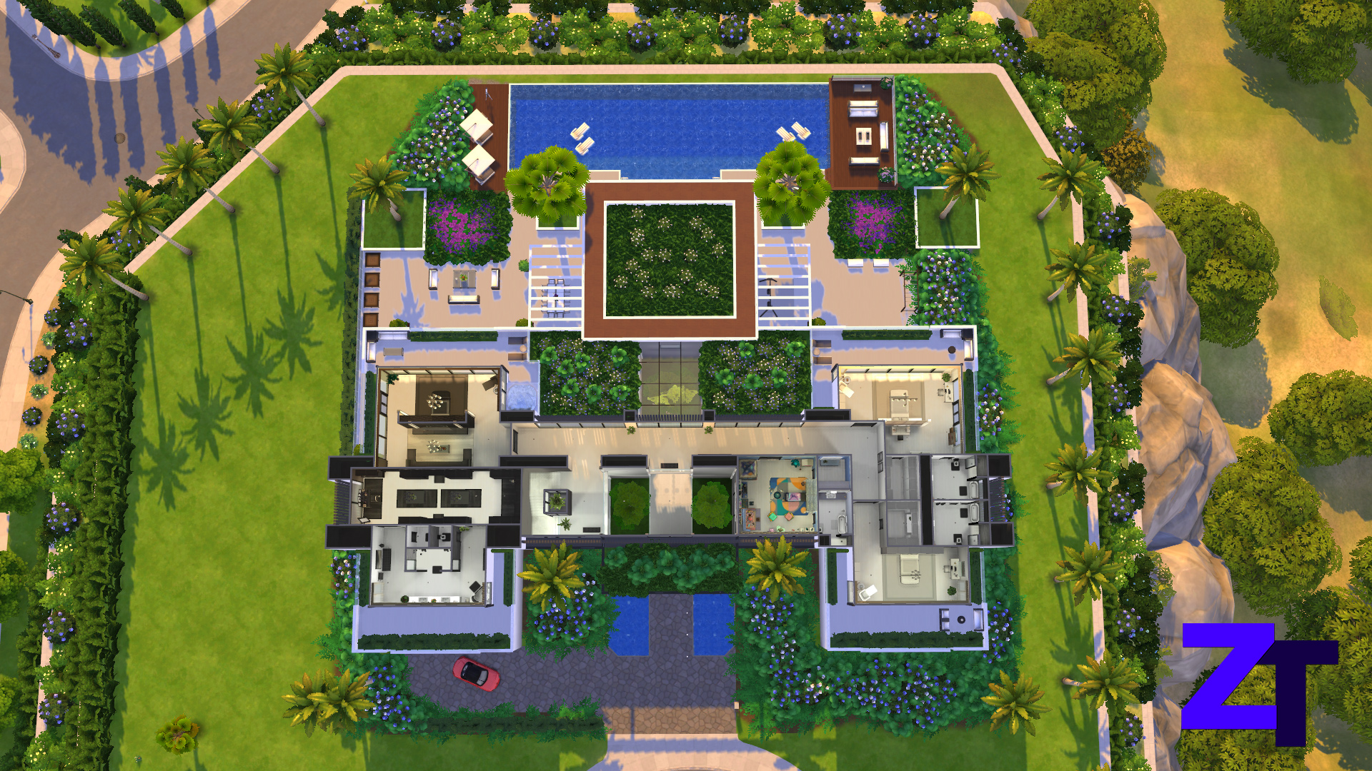 Thumbnail Modern Mansion III - Floorplan Upper level