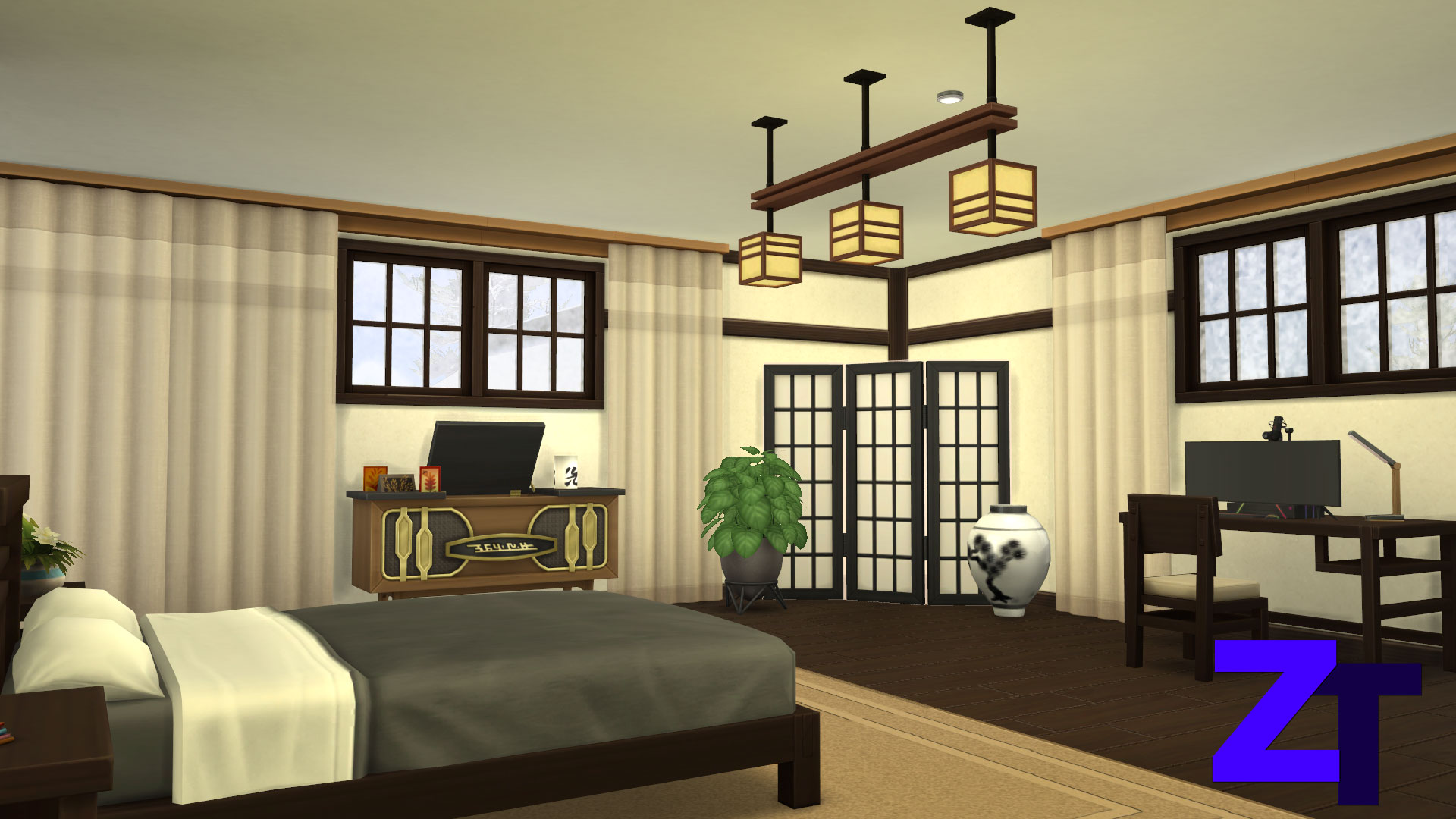 ZT Renovated Samurai Home - Screenshots - The Sims 4 Rooms / Lots ...