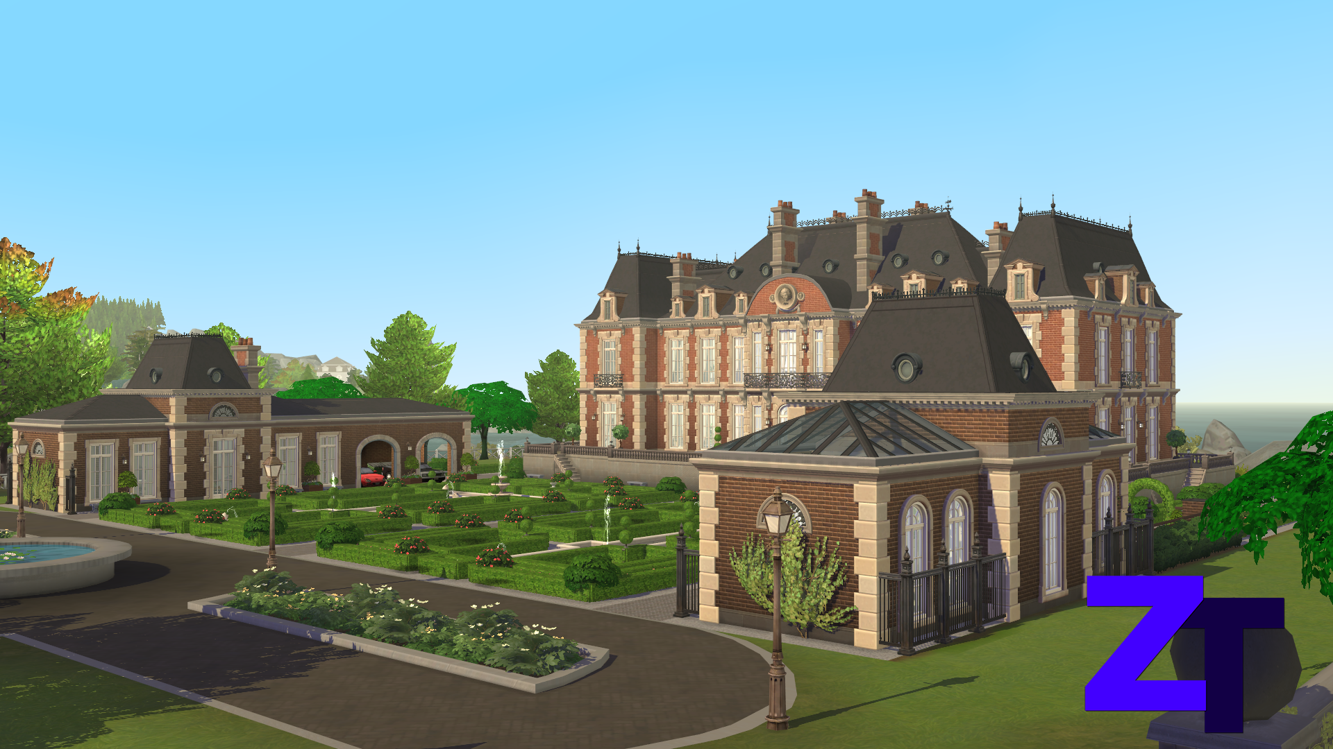 ZT Renovated Chateau - Screenshots - The Sims 4 Rooms / Lots - CurseForge