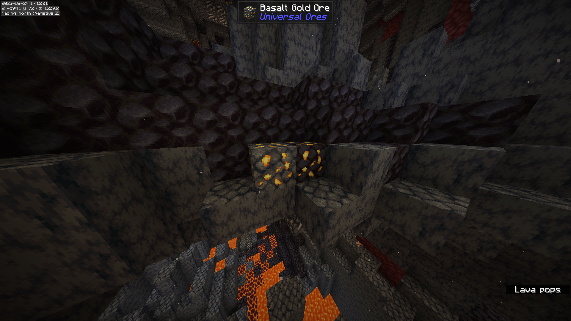 basalt and blackstone gold ores