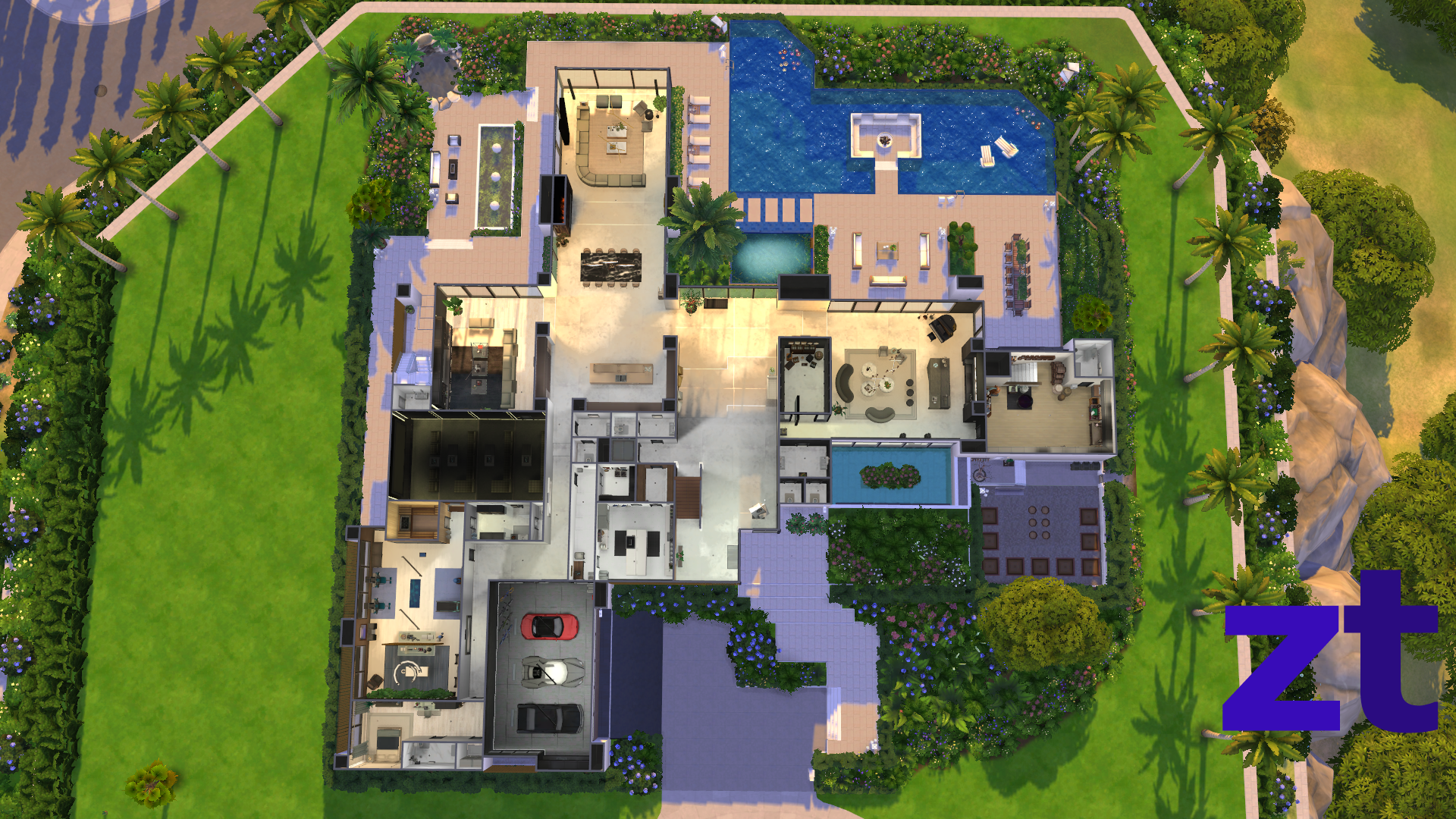 Thumbnail Modern Mansion X - Floorplan Main level