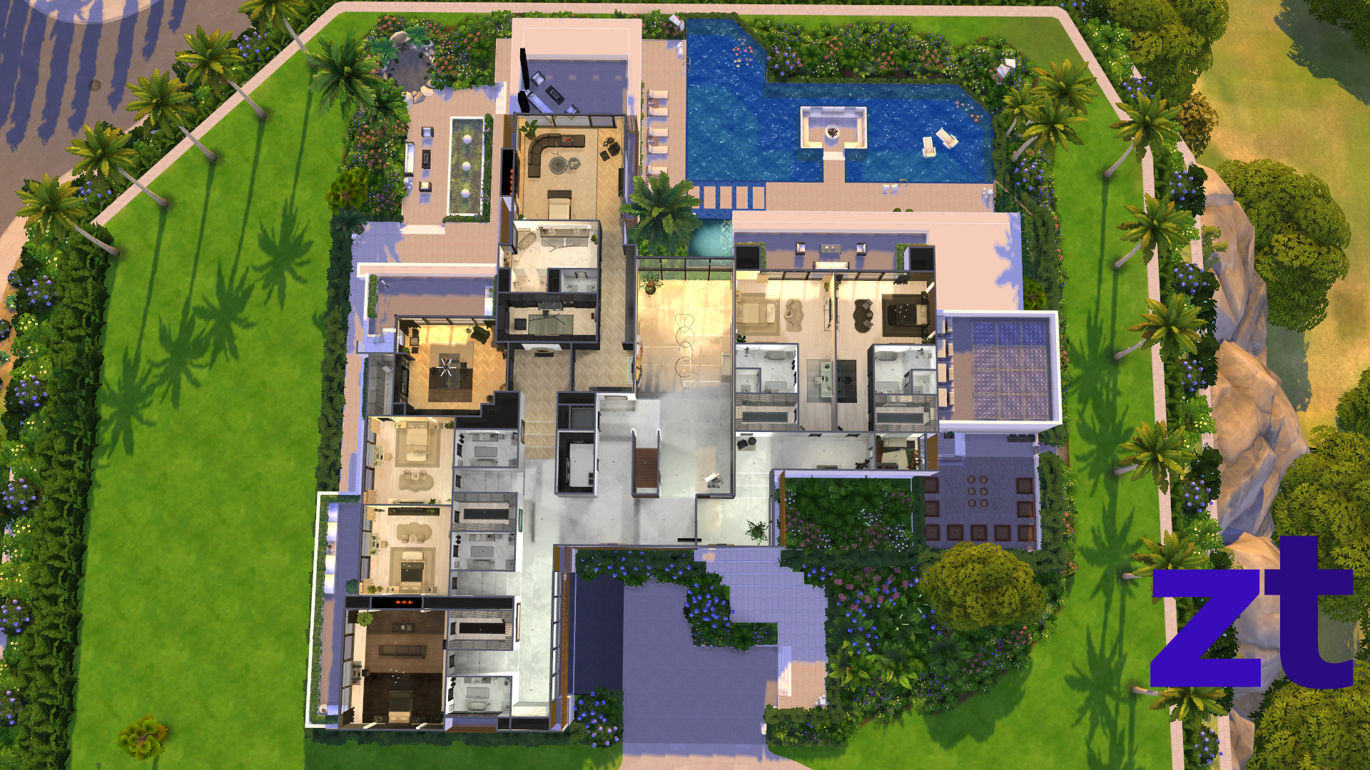 Thumbnail Modern Mansion X - Floorplan Upper level