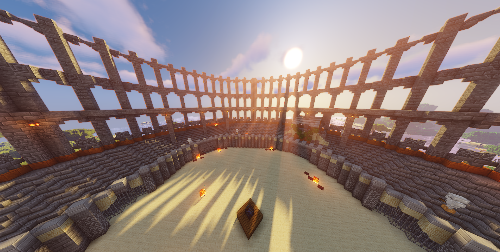 Thumbnail this generates around the world and they look super cool with mobs around them
