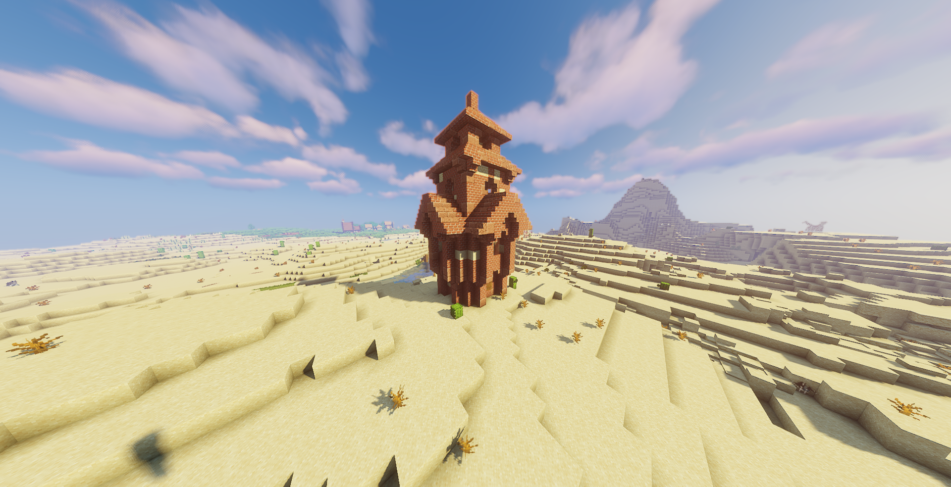 Thumbnail Generating Towers And A Village Behind It