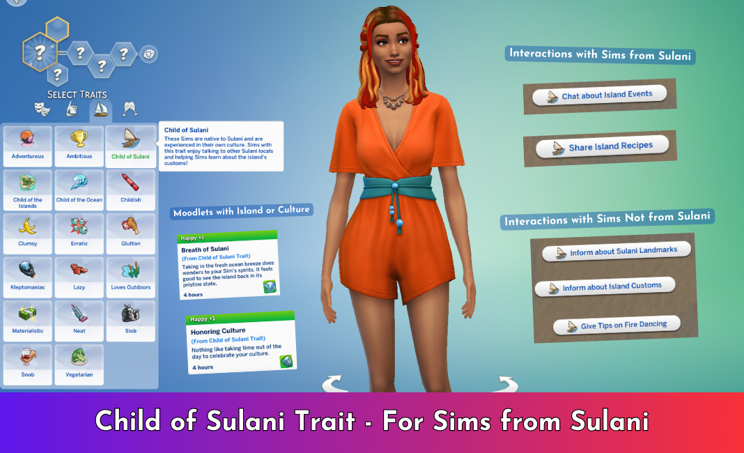 Child of Sulani Trait Sulani Culture