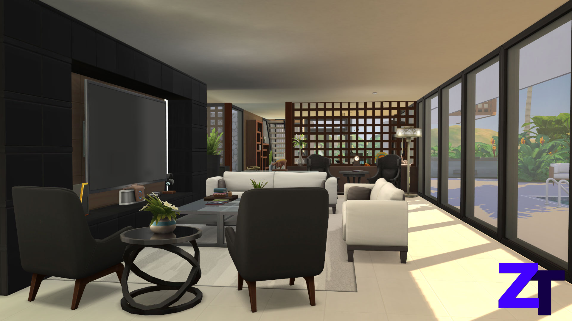 ZT Modern Mansion I - Gallery - The Sims 4 Rooms / Lots - CurseForge