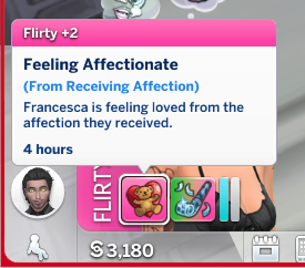 Feeling Affectionate Buff