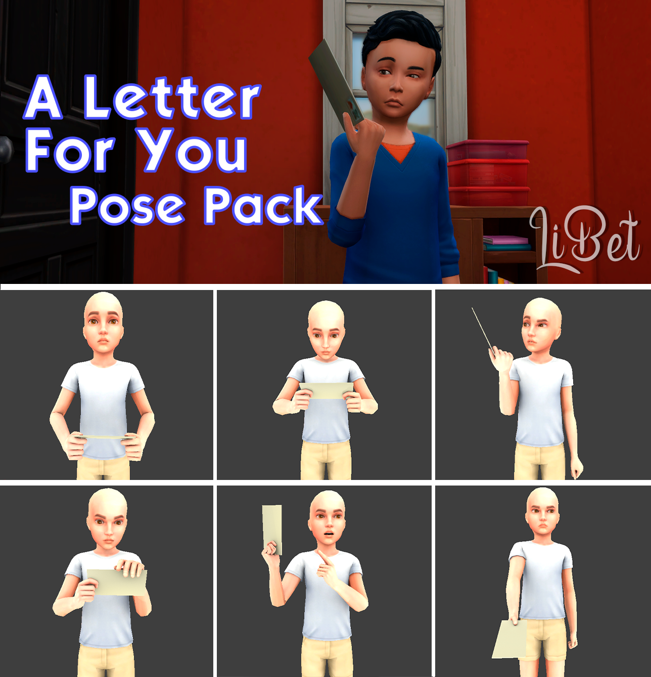 Collage poses