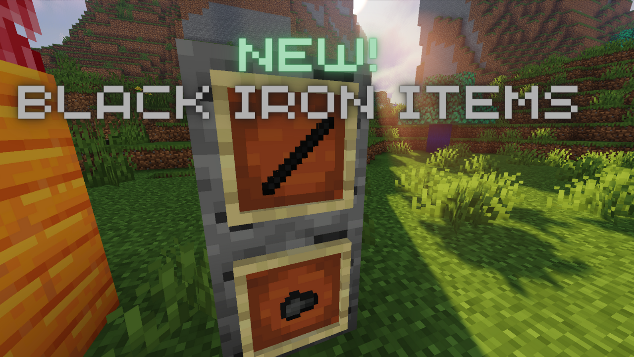 More black iron items