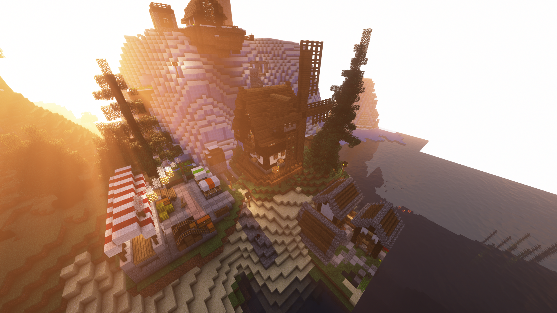 Thumbnail This is a picture of a normal village in the game
