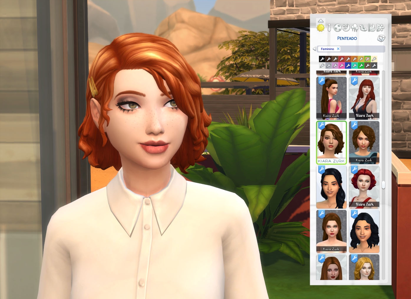 Peggy Hairstyle + Clips - Screenshots - The Sims 4 Create a Sim ...