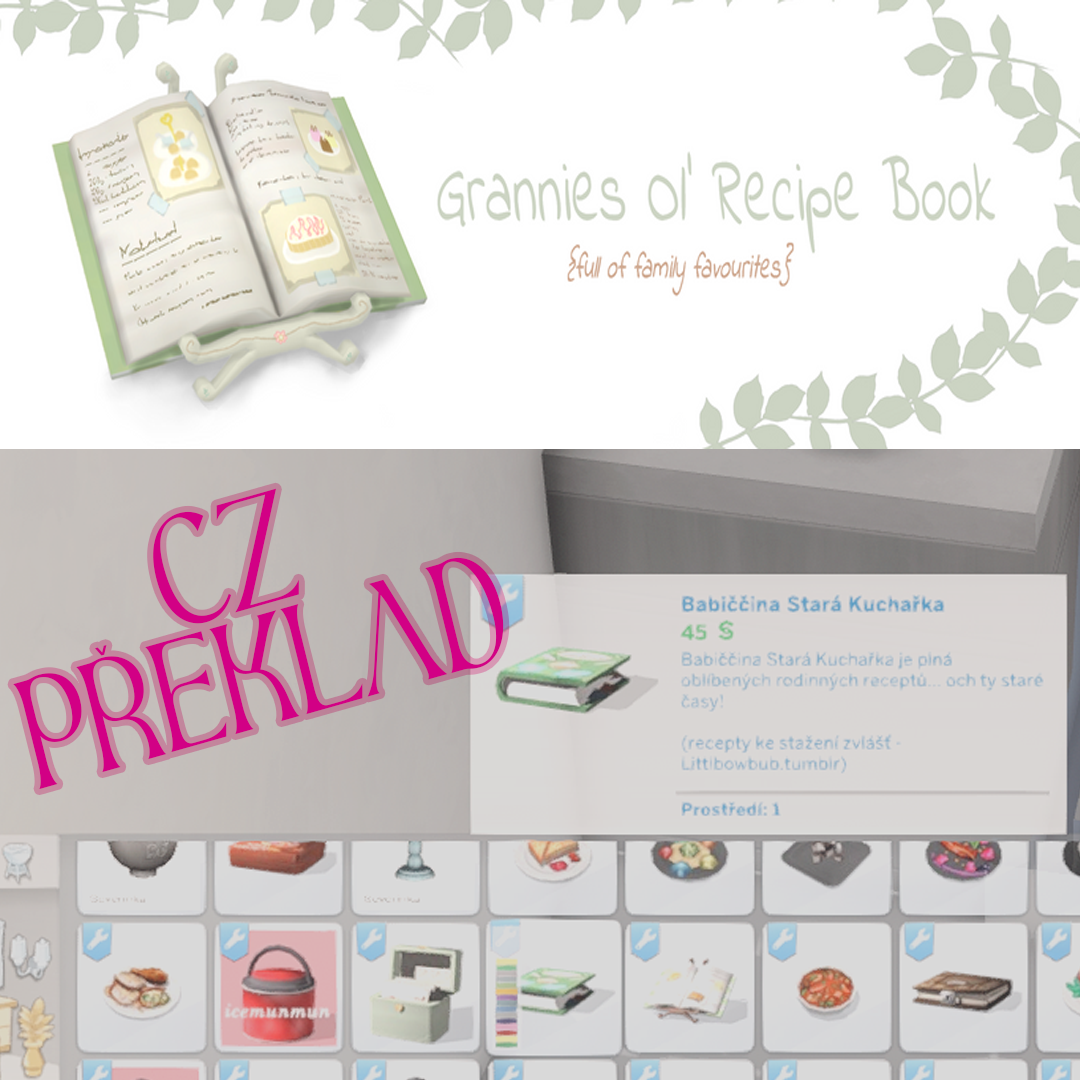 Grannies Cookbook CZ Screenshots The Sims 4 Mods