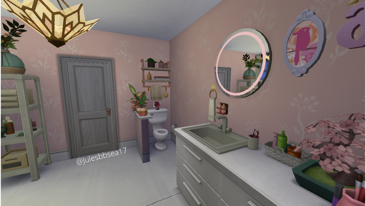 Pink Serenity Bathroom - Screenshots - The Sims 4 Rooms / Lots - CurseForge