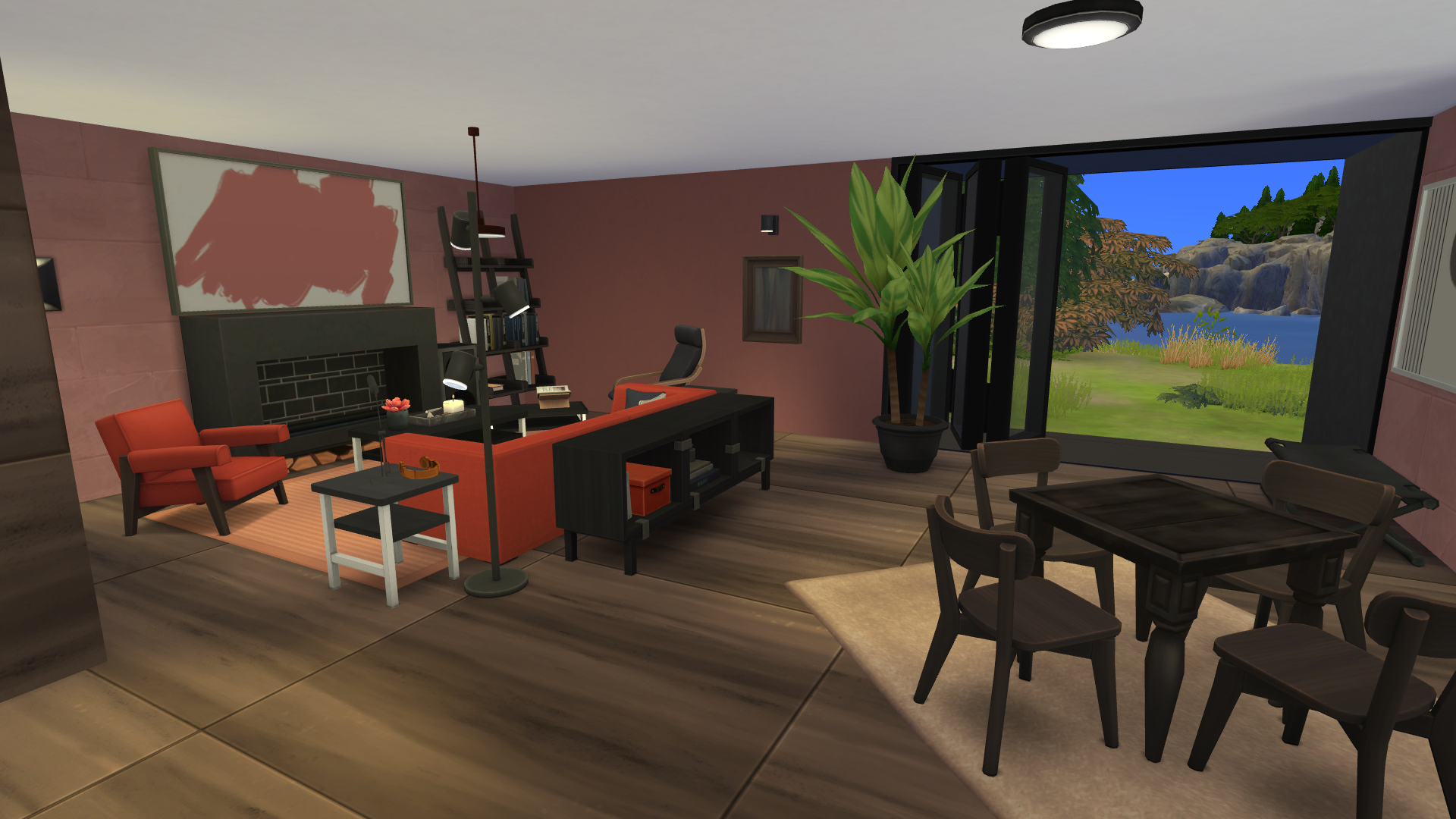 Thumbnail The informal living room is perfect for intimate gatherings, TV sessions, or just sitting around